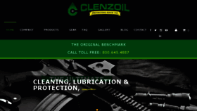 What Clenzoil.com website looked like in 2016 (7 years ago)