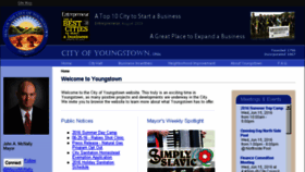 What Cityofyoungstownoh.org website looked like in 2016 (7 years ago)
