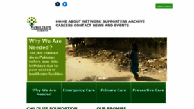 What Childlifefoundation.org website looked like in 2016 (7 years ago)