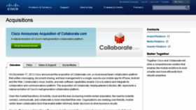 What Collaborate.com website looked like in 2016 (7 years ago)