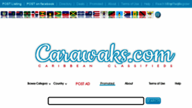 What Carawaks.com website looked like in 2016 (7 years ago)