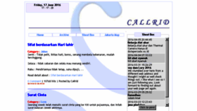 What Callrid.com website looked like in 2016 (7 years ago)
