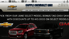 What Copplecars.com website looked like in 2016 (7 years ago)