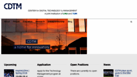 What Cdtm.de website looked like in 2016 (9 years ago)