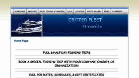 What Critterfleet.com website looked like in 2016 (7 years ago)