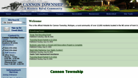 What Cannontwp.org website looked like in 2016 (7 years ago)