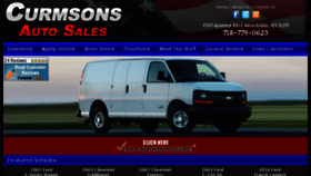 What Curmsonsauto.com website looked like in 2016 (7 years ago)