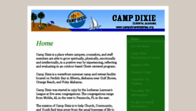 What Campdixieministries.org website looked like in 2016 (7 years ago)
