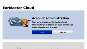 What Cloud.earmaster.com website looked like in 2016 (7 years ago)
