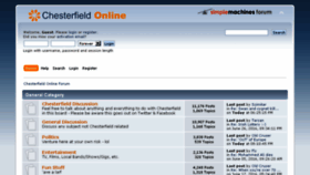 What Chesterfieldonline.org website looked like in 2016 (7 years ago)