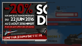 What Comptoirdelamaquette.fr website looked like in 2016 (7 years ago)
