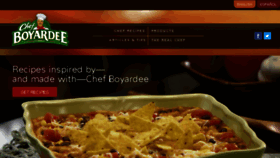What Chefboyardee.com website looked like in 2016 (7 years ago)