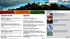 What Caceres.es website looked like in 2016 (7 years ago)