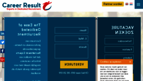 What Careerresult.nl website looked like in 2016 (7 years ago)