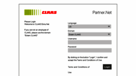 What Claas-partner.net website looked like in 2016 (7 years ago)