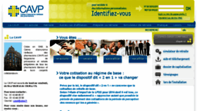 What Cavp.fr website looked like in 2016 (7 years ago)