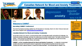 What Canmat.org website looked like in 2016 (7 years ago)
