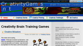 What Creativitygames.net website looked like in 2016 (7 years ago)