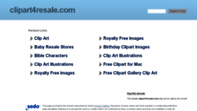 What Clipart4resale.com website looked like in 2016 (7 years ago)