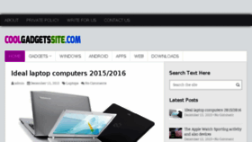What Coolgadgetssite.com website looked like in 2016 (7 years ago)