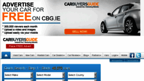 What Cbg.ie website looked like in 2016 (7 years ago)
