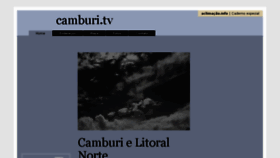 What Camburi.info website looked like in 2016 (7 years ago)