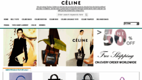 What Celineoutletsale.com website looked like in 2016 (7 years ago)