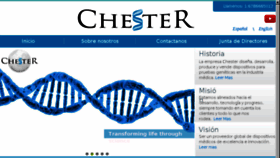 What Chesterglobal.com website looked like in 2016 (7 years ago)