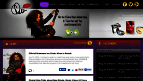 What Chakakhan.com website looked like in 2016 (7 years ago)