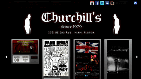 What Churchillspub.com website looked like in 2016 (7 years ago)