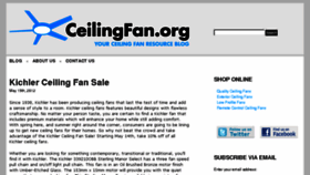 What Ceilingfan.org website looked like in 2016 (7 years ago)