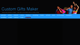 What Customgiftsmaker.com website looked like in 2016 (7 years ago)