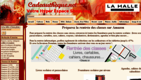 What Cadeautheque.net website looked like in 2016 (7 years ago)