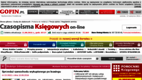 What Czasopismaksiegowych.gofin.pl website looked like in 2016 (7 years ago)