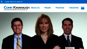 What Connkavanaugh.com website looked like in 2016 (7 years ago)