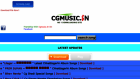 What Cgmusic.in website looked like in 2016 (7 years ago)