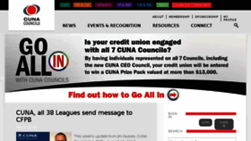 What Cunacfocouncil.org website looked like in 2016 (7 years ago)