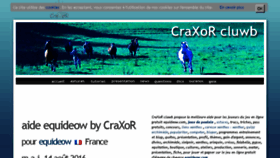 What Craxor.fr website looked like in 2016 (7 years ago)