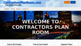 What Contractorsplanroom.com website looked like in 2016 (7 years ago)