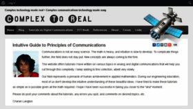 What Complextoreal.com website looked like in 2016 (7 years ago)