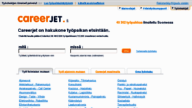 What Careerjet.fi website looked like in 2016 (7 years ago)