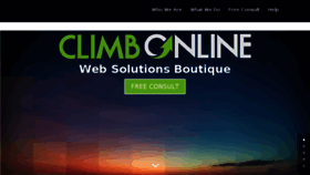 What Climbonline.com website looked like in 2016 (7 years ago)
