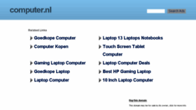 What Computer.nl website looked like in 2016 (7 years ago)
