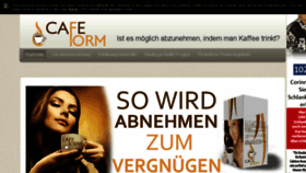 What Cafeform.com.de website looked like in 2016 (7 years ago)
