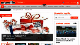 What Cholet.maville.com website looked like in 2016 (7 years ago)