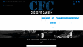 What Crossfitcanton.com website looked like in 2016 (7 years ago)