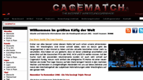 What Cagematch.de website looked like in 2016 (7 years ago)