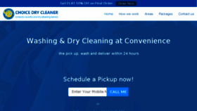 What Choicedrycleaners.com website looked like in 2016 (7 years ago)