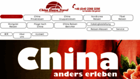 What China-hansa-travel.de website looked like in 2016 (7 years ago)