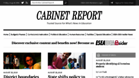 What Cabinetreport.com website looked like in 2016 (7 years ago)